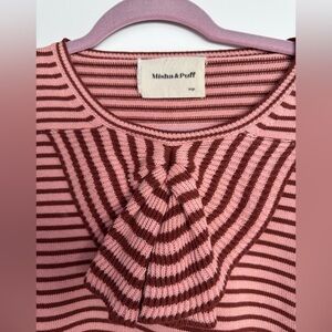 Misha and Puff Women’s Frankie Bow Sweater size Large